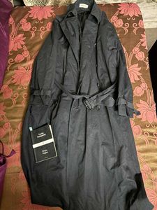 black trenchcoat
