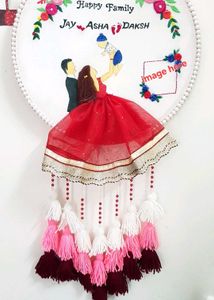 Customized Hoop Embroidery Art All Size Available