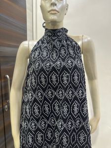 Chic Black &amp; White Maxi Dress