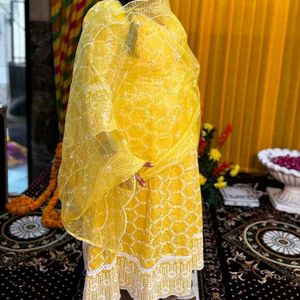 Yellow Anarkali Suit