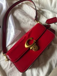 Coach Cherry Red Tabby Shoulder Bag