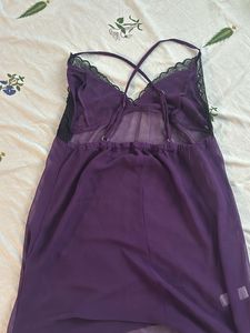 Purple Lace Nightgown