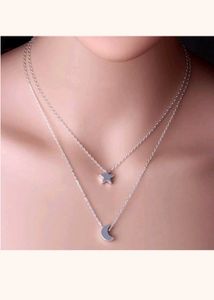 Star & Moon Layered Necklace