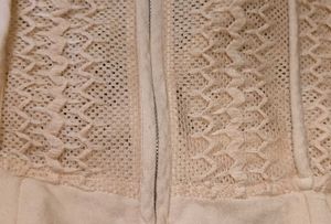 Cream Knit Jacket