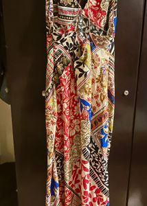 Colorful Print Maxi Dress