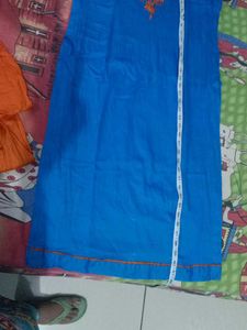 V Neck Design Suit Orange Or Blue