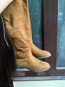 Brown Long Boots