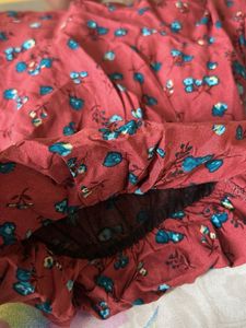 Wrap On Cute Floral Top