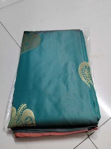 Elegant Teal Saree