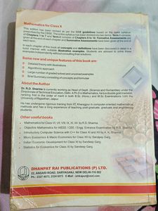 Class 10 R.D Sharma Mathematics