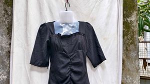 36259. Black Mini Dress