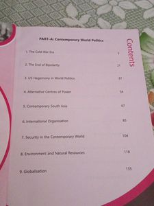 POLITICAL SCIENCE FOR CLASS 12