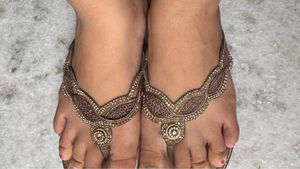 Tan Festive Sandal