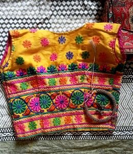 Navratri Festival Yellow Jacket