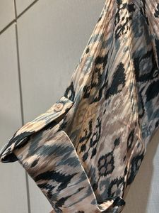 Patterned Shirt Dress