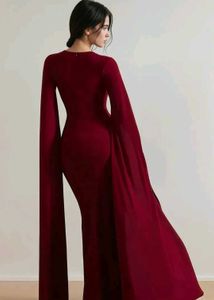 Elegant Red Maxi Dress