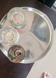 1 Plate 2 Bowl And A Glass