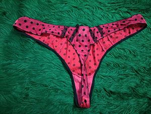 Red Polka Dot Thong🖤big size