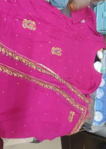 Beautiful Pink Bride Suit