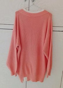 Peach Knit Sweater