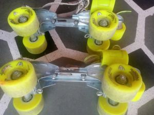 Roller Skates with Protective Gear