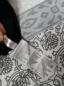 Calvin Klein Men Black Cotton Collar Zip Tshirt