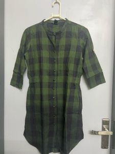Cute Picnic Checked Dress