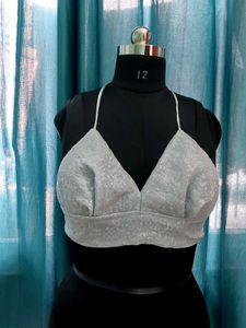 2 One Sequin &amp; Satin Blouse