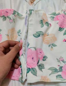 Zara floral Bustier