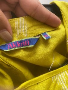 Yellow Sleeveless Top