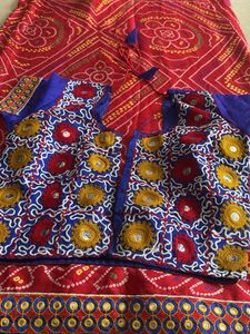 Vintage Embroidered Indian Dress Set