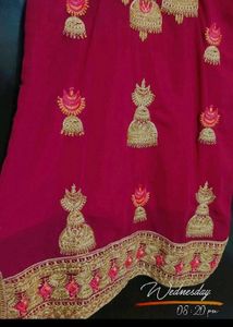 Rose Rani Plazo Suit &amp; Dupatta For 46 Bust