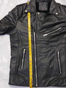 Stylish Black Biker raccine Jacket
