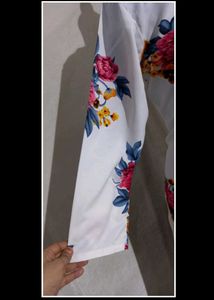 Bust 40 Beautiful Floral Churidar Pajama Set