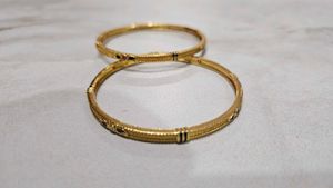 Gold-toned Bangles