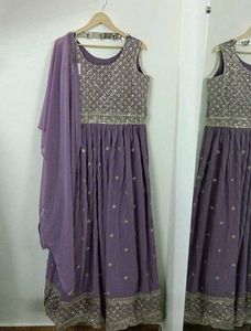 HEAVLY WORKED WEDDING GOWN WITH DUPATTA
