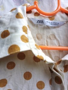 Zara Polka Dot Women&#39;s Crop Top