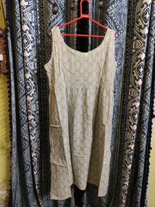 Pure Cotton Mint Green Midi Dress
