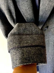 Elegant Grey Trench Coat