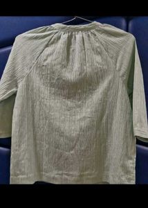 Sage Green Button-Up Top✨️