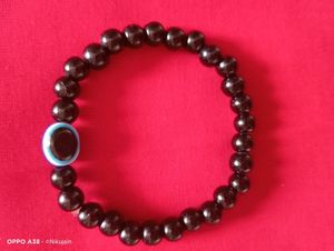 Black Pearl With One Evil Eye Bracelet