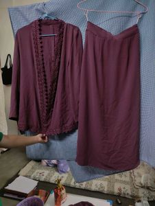 3 set outfit dress