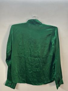 Classic Green Satin Shirt