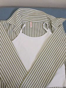 Shirt With Inner Crop Top