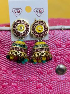 Colourful Jhumka