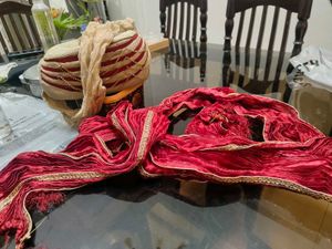 Elegant Wedding Turban - Dupatta (Paghdi)
