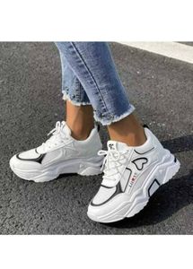 Love White Fashion Sneakers