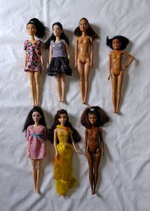Assorted Barbie Dolls - 7 Doll