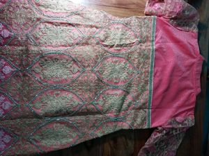 Rose Pink Embellished Ethnic Kurta/suit