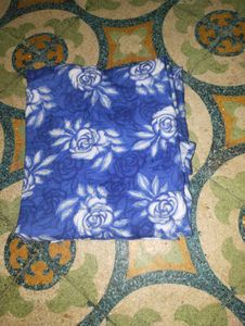 Blue Floral Print Kurta